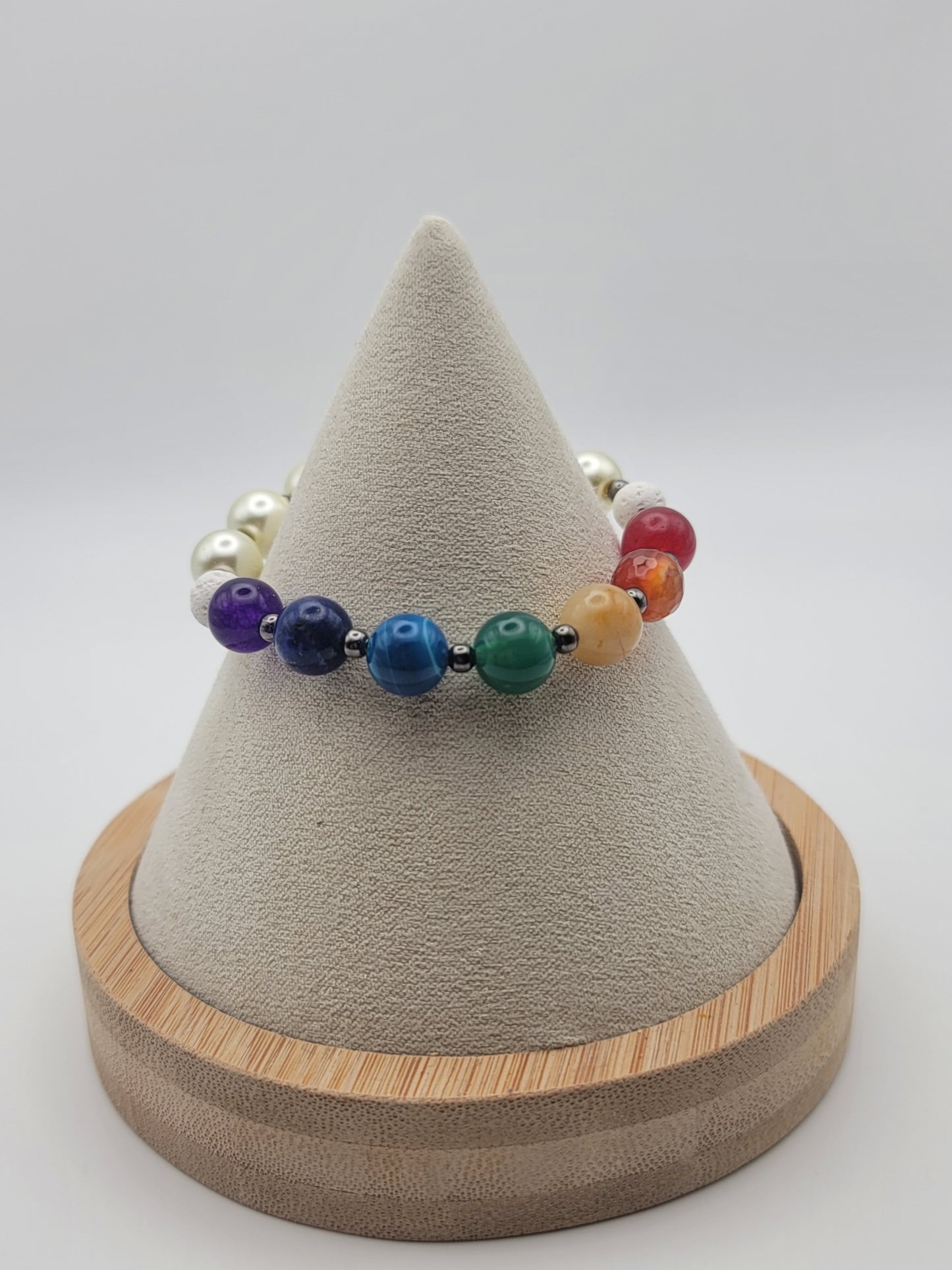 Chakra stretch bracelet