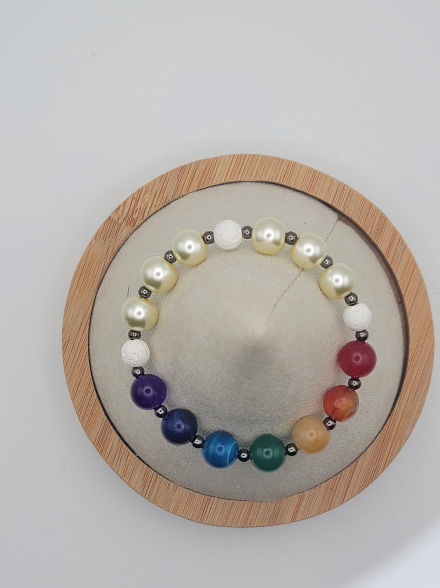 Chakra stretch bracelet