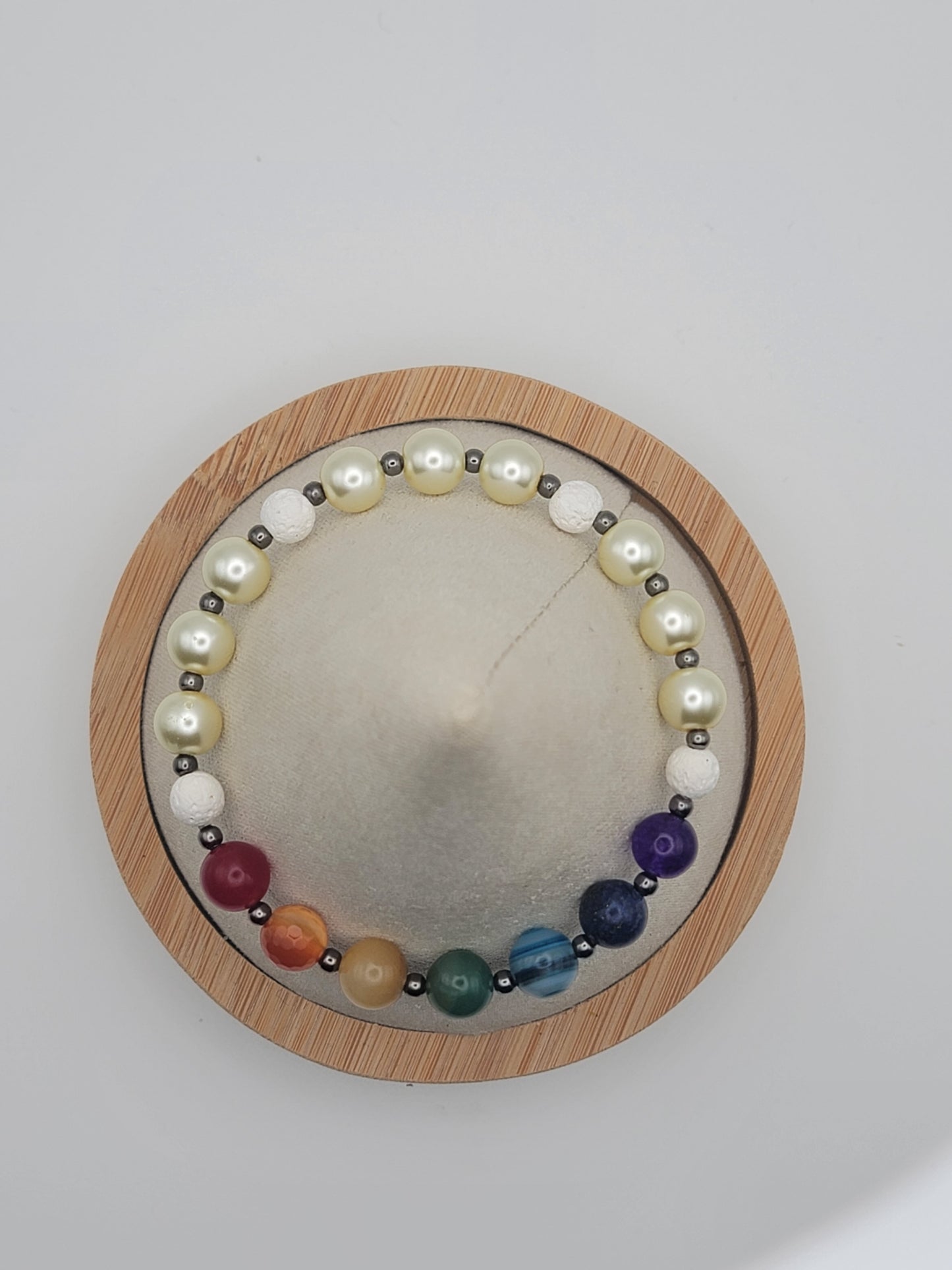 Chakra stretch bracelet